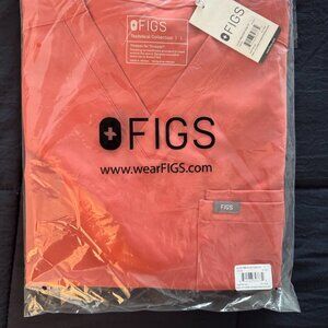 FIGS Leon Top and Axim Pants Scrub Set- Spiced Cider (BRAND NEW) (LIMITED COLOR)